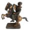 Modern School Arabian Rider Bronze with Brown