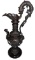 Large Cast Bronze Ewer Featuring a Dragon Handle