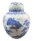Blue and White Ginger Jar-/10 1/4