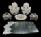 Assorted Serving Items:  Lenox Dark Green