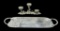 Seagull Pewter 3- Candle Candle Holder Signed