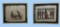 (2) Framed Egyptian Paintings on Papyrus Paper -
