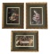 (3) Framed and Matted Art Prints - 15” x 19”