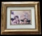 Framed and Matted Altered Raphael Cherub