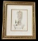 Framed, Matted, and Signed Peggy Abrams P