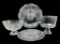 (4) Crystal/Glass Items:  15