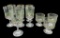Arby's Christmas Holly Berry Glasses with Gold Rim: