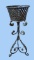 Metal Plant Stand - 10” D, 30” H