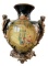 Ceramic Vase with Angel Handles, 16 1/4