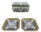 Covered Box and (2) Decorative Plates - Box