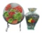 (2) Decorative Glass Items: “Nectar of the Gods”