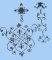(3) Metal Decorative Wall Hanging Accessories: