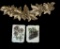 Wall Decor: (2) Signed Stone Sculptures - 7 3/4