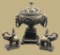 Elephant Incense/Potpourri Holder - 10” W, 13” H