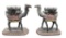 (2) Camel Candleholders