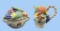 (2) Fitz and Floyd Items:  Omnibus Lidded Bowl