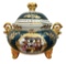 Vintage Limoges L.F. Fine Porcelain Round Lidded