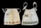 (2) Cross Stitch Aprons