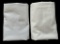 (2) White Rectangular Tablecloths: 109” x 53”,