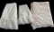 (2) Lace Tablecloths: Round - 72” D, 56” D and 7