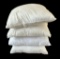 (4) European Square Pillows 22” Square