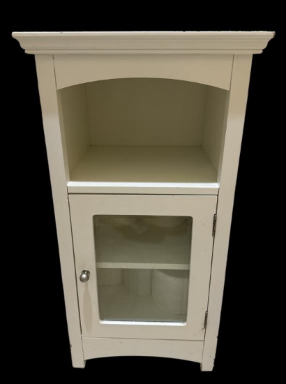 Painted 1-Door Cabinet--16" x 14", 30" High