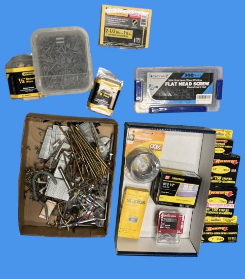 Assorted Nails and Hardware