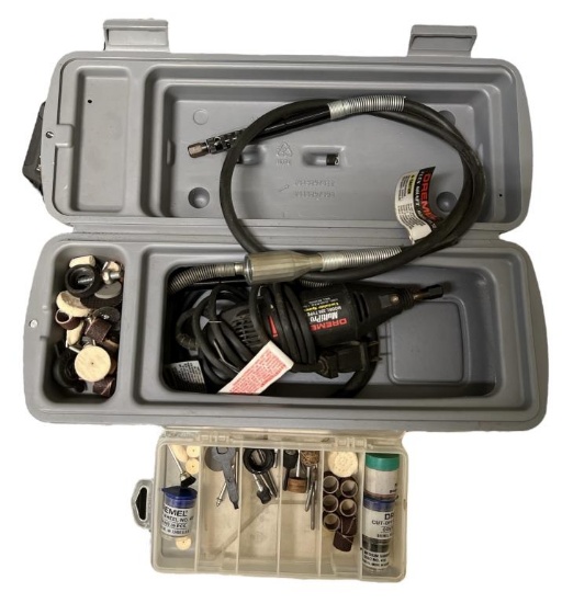 Dremel With Case and Accessories