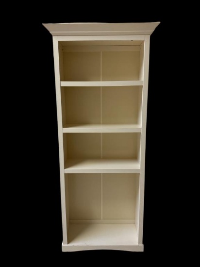 Painted Bookcase—29 1/8” x 12 1/2”,  76 1/2” High