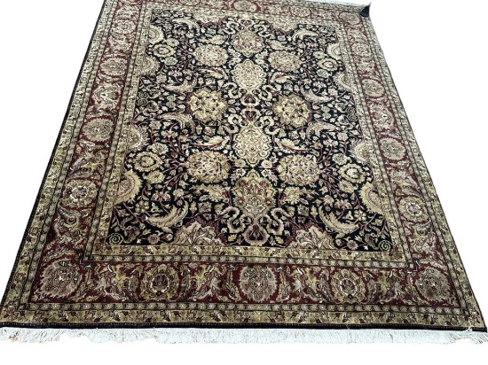 Hand-Knotted Rug--7' 10" x 10'