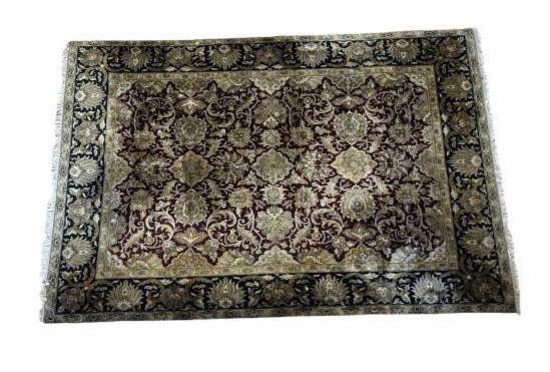 Hand-Knotted Rug--8' 9" x 12' 8" Including Fringe