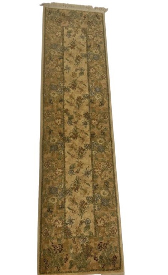 Ancient Inspirations Runner Rug - “Lotus Gold N