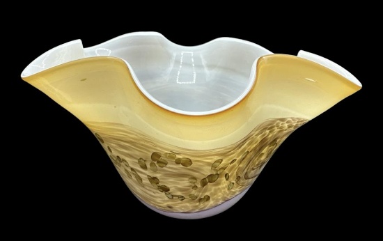 Viz Art Glass Hand Blown Table Top Center Piece