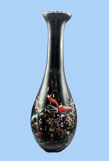 Viz Art Glass Hand Blown Vase--18 1/2" High