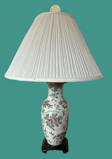 Ceramic Table Lamp - 26 1/2” to Top of Finial