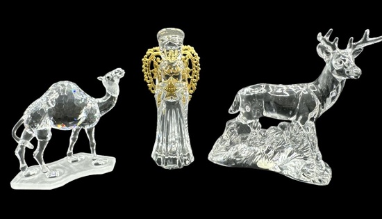 Assorted Lead Crystal Figurines: Swarovski C