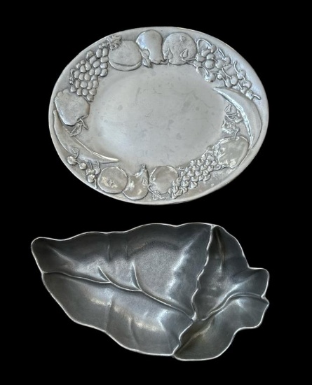 (2) Wilton Armetale Items:  14 3/4” x 12 1/4”
