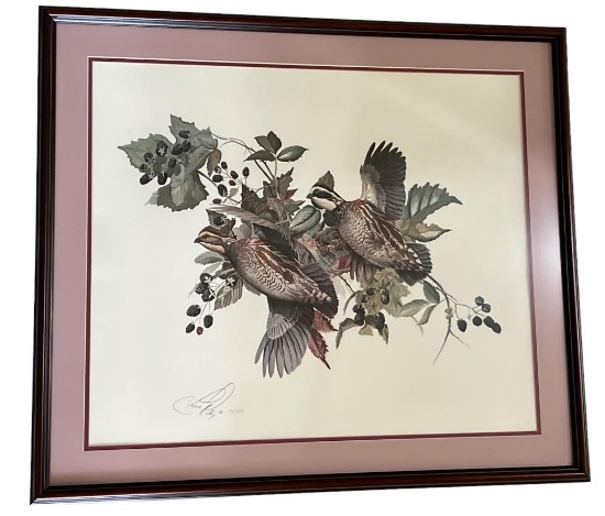 Framed, Matted, and Signed Limited Edition Print