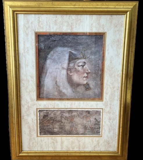 Framed and Matted John Parris Cleopatra