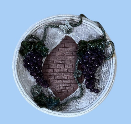 Clay Art by Sara A. Barnhill--Plate, 14" Diameter