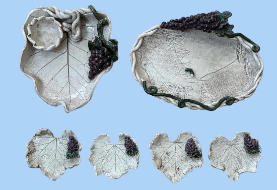 (2) Hand Made Clay Art Items by Sara A. Barnhill: