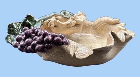 Hand Made Clay Art Chip and Dip Sara A. Barnhill