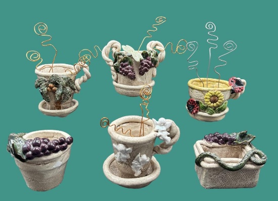 Hand Made Clay Art by Sara A. Barnhill--(6) Small