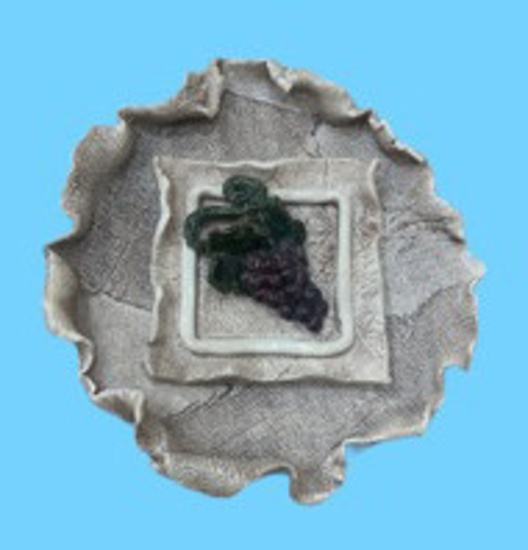 Hand Made Clay Art by Sara A. Barnhill--Plate,