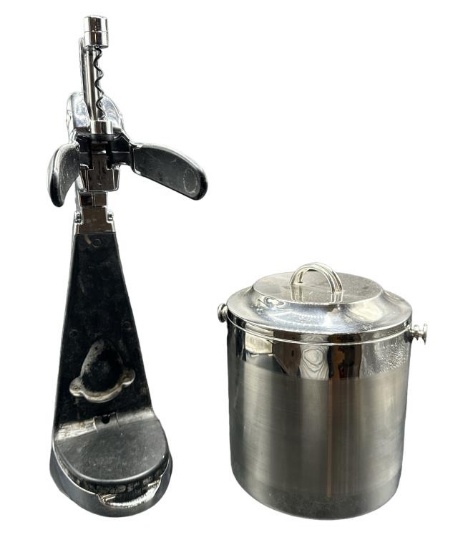 Countertop Wine Opener and Ice Bucket