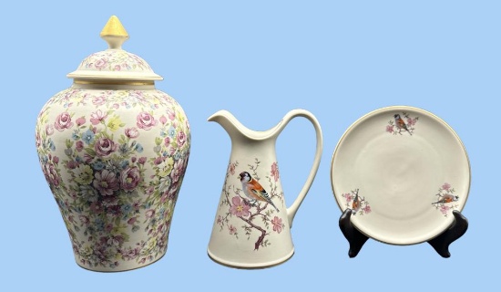 (2) Ceramic Items by Ceramica Ibis (Portugal) -