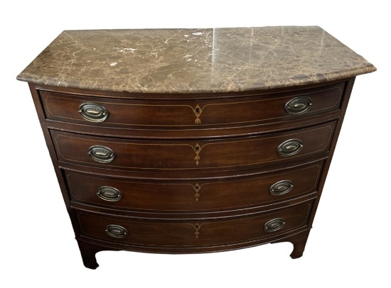 Curved Front Night Stand, "Covington Park