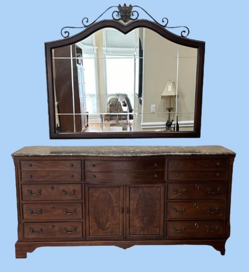 Dresser with Mirror--Covington Park Collection by