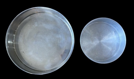 (2) Round Baking Pans: 11” D and 16” D