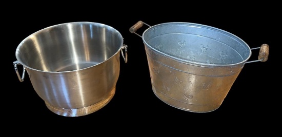 Costco Stainless Steel Ice Bucket (16.5” x 1